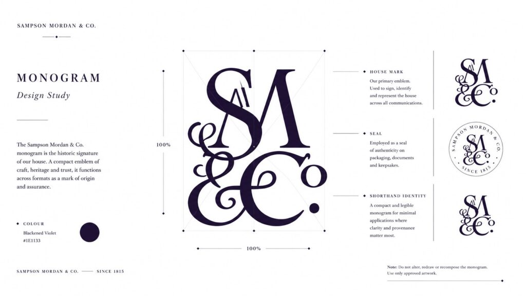 Sampson Mordan Monogram study