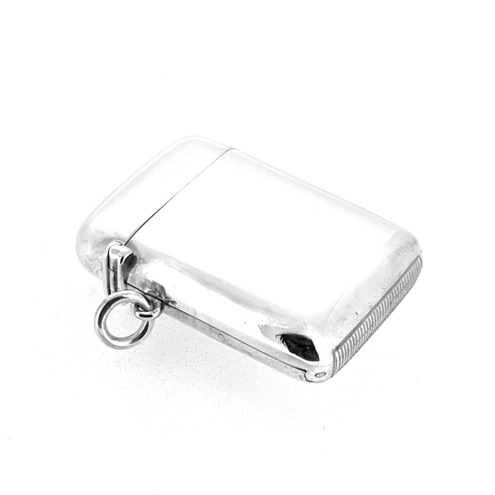 Antique Sampson Mordan sterling silver hidden photograph vesta case hallmarked London 1902